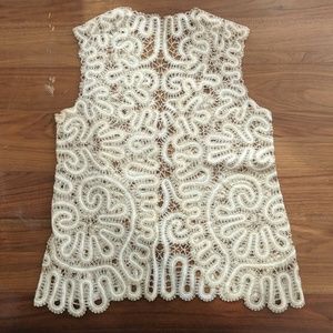 70sVINTAGE Doily Vest